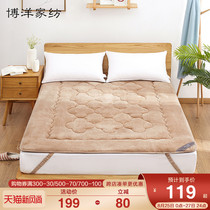  Boyang mattress pad pad thickened warm winter flannel mattress pad Coral velvet mattress Falai velvet pad is added