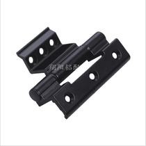 Type 50 aluminum alloy door and window hinge casement window door hinge push door and window European standard five-hole hinge black