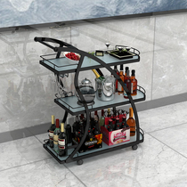 Eurostyle Dining Car Small Cart Mobile Commercial Hotel Wine Waterwheel Tea Water Cake Home Restaurant Trolley Delivery Dining Car