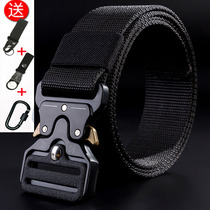 Belt military fan canvas nylon multifunctional belt outdoor Special Forces male CS training Inner Belt