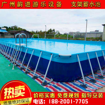 Large bracket swimming pool mobile inflatable pool water park equipment fish farming engineering land reservoir manufacturer