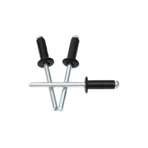 Black aluminum round head rivet M2 43 2 aluminum blind rivet M3M4 Willow nail M5 pan head blind rivet