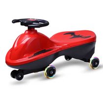(Factory Straight Hair) Howawa Good Doll Children Twist Car Universal Wheel Silent Flash Wheel Balance Car Slide