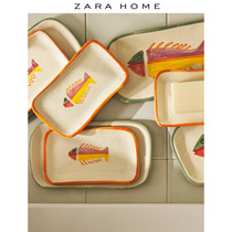 Zara Home fish design red pottery soap tray soap tray storage tray soap box storage tray 48579102733