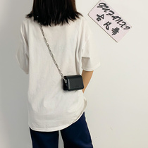 Summer net red packets womens bag 2021 new wave Korean version Mini zero wallet personality girl chain slanted satchel