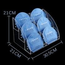 Acrylic display rack skin care products mask shelf cosmetics desktop storage box display rack multi-layer