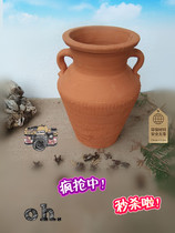 New special clay tile basin cornstone old vintage breathable decorative will breathe flower pot clearance Clay Clay Pot