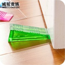 Door stopper thickened and raised door wedge Household door stopper Door barrier anti-collision cute door card to the door clamp holder