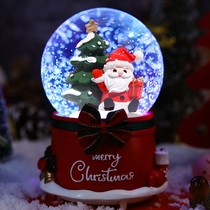Christmas gift Christmas Eve gift automatic snow crystal ball music box to send children to friends birthday gifts