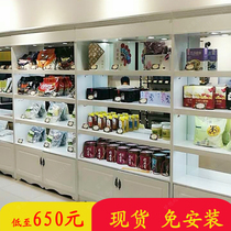 Spot baking varnish European bag cosmetics display cabinet beauty salon products display cabinet shelf skin care products display cabinet