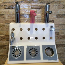Sanitary Ware multifunctional acrylic display stand floor drain stand floor drain display rack lower faucet angle valve integrated display stand