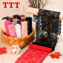  Black wide lace trim accessories Decorative lace trim clothes skirt ribbon fabric strip diy handmade lace belt