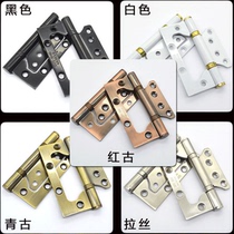 304 stainless steel free notched primary-secondary hinge wooden door room door mute bearing thickened 3 0 door hinge invisible hinge