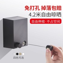 Indoor cold clothes clothesline rope tension buckle drying clothes wire rope Super load-bearing clothing artifact