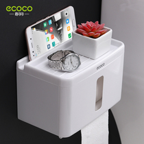 Bathroom toilet toilet shelf Hole-free suction wall toilet Toilet sink Wall suction cup storage