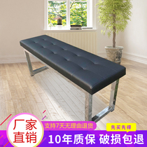 Bathroom stainless steel dressing room shoe change bench sofa stool gym soft bag bench rest bench bench