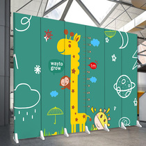 Bedroom cover foldable screen cartoon partition fashion home living room entrance childrens room kindergarten training room