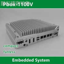 Embedded IPC # Fanless Pbox-1100V Wide Temperature Vehicle Ignition Control 4 Network POE GIGE HPC