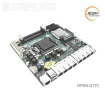MINI-ITX motherboard #JETWAY Jetway NF592-Q170 6 SATA hard disk interface THIN dual network port
