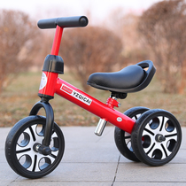 Original colorful childrens three-wheeled skating car balance car Baby sliding car 2 years old 3 years old toy car toddler sliding car