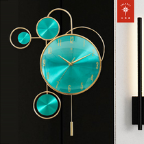 Polaris wall clock living room creative clock Nordic wind light luxury quartz clock modern simple hanging watch home clock