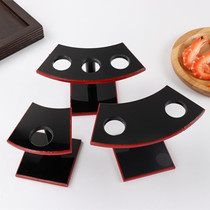Acrylic sushi cooking hand roll rack creative sushi rack practical Net Red Black Diamond ice cream cone holder egg bracket