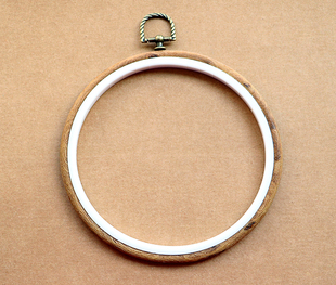 高端仿木绣绷20cm