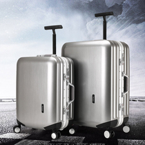 Global purchase PC trolley box boarding password box silent universal wheel mens and womens aluminum frame cool travel Li hard box