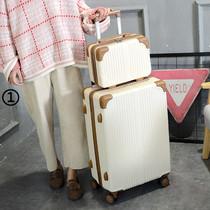 Trolley box Womens universal wheel Mother Box college students hipster luggage Korean cute silent 24 inch suitcase