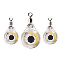 Small fish eye with fish mini underwater bait light set fish light LED button polyfish light night fishing waterproof gear