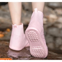 Japan GP rain boots waterproof cover wear-resistant non-slip thickened rain boots cover water shoes mens and womens fashion childrens rain boots cover