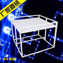 Supermarket shelf display rack stacker New Product Display Display Cabinet shopping mall folding display table shopping mall promotion table floats