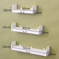 Display shelf storage nail shop Nail oil glue cosmetics Lipstick perfume Wall-mounted shelf free hole