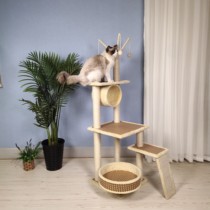 Levopie multi-function cat climbing frame large and medium small cat nest cat scratch board kitten cat multi-cat climbing claw multi-layer cat cage