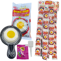 Net Red childrens creative diy eat fried egg candy egg pudding jump Candy Kid fun snack