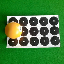 American black spot billiards positioning stickers black eight 16 color billiards serve point stickers cue ball fixed point stickers