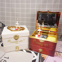 Storage box children's jewelry cosmetic box princess cute gift music jewelry box music box birthday gift girl