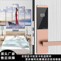 Hotel smart door lock Hotel swipe card lock door lock apartment name magnetic card induction lock electronic door lock