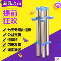 Stainless steel tea table frame rectangular folding table leg bracket round table accessories base Iron dining table tripod stand