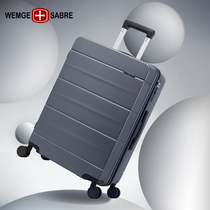 2021 New Swiss luggage male college student trolley case universal wheel 26 inch travel box 20 inch boarding case