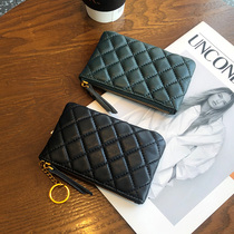 Genuine Leather Wallet Lady Short MAGPIE SOFT LAMB LEATHER ZERO WALLET COIN BAG CROSS SECTION ZIPPER KEY BAG SCREENS