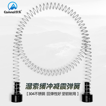 Canle outdoor high-altitude zips crossing the cable buffer brake spring matching deceleration safety device aerial flying man