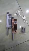 Framed door plug lock revolving door ground lock aluminum alloy door wood door floor plug stainless steel door frame lock