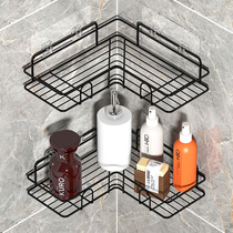 Toilet bathroom shower room shelf toilet toilet shampoo shower gel Wall non-perforated shelf