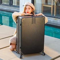 Super large capacity retro universal wheel aluminum frame luggage female Net red ins mens suitcase trolley case password suitcase