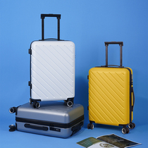 Suitcase male den case 20 inch pull bar case universal wheel female sturdy and durable thickened travel password leather case 28