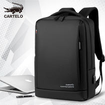 Double Shoulder Bag Men Business Computer Backpack Large Capacity Travel Bag Computer Backpack University Students School Bag Anti-Scraping Waterproof