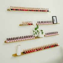 Nail shop wall shelf Wall decoration word partition Cosmetics nail polish rack storage shelf display rack