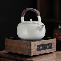 Japanese teapot high temperature resistant ceramic open piece can raise electric pottery stove tea boiling tea special teapot tea pot to brew tea household kettle