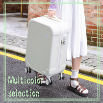 Luggage female high-value niche design student password trolley case male small 20-inch silent travel leather box